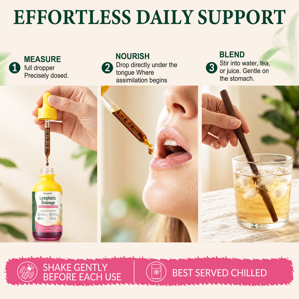 Lymphatic Drainage Drops – Daily Wellness | Fearathe