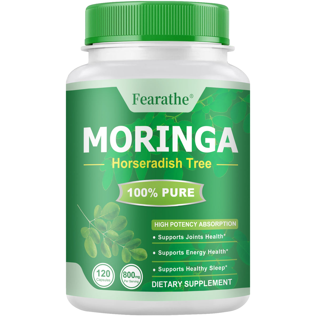 Moringa Capsules – 100% Pure Horseradish Tree | Fearathe