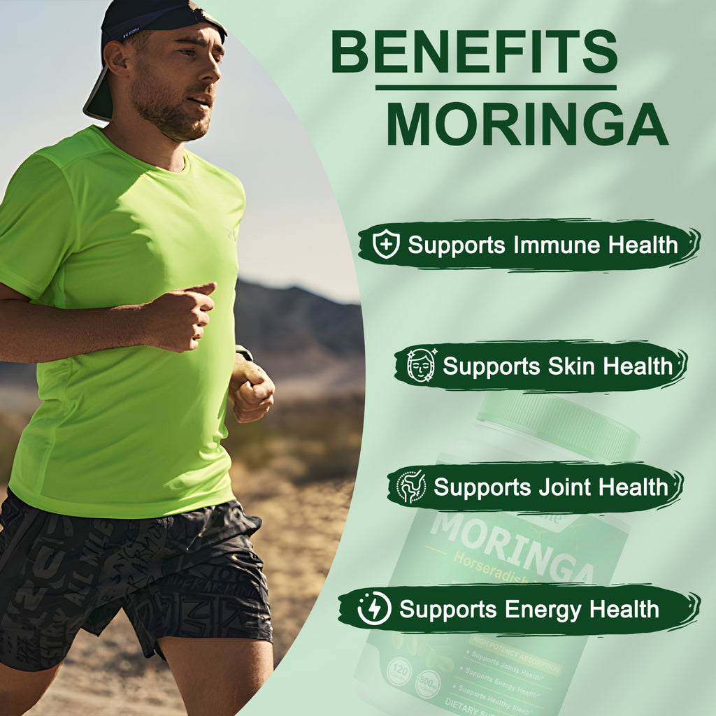 Moringa Capsules – 100% Pure Horseradish Tree | Fearathe
