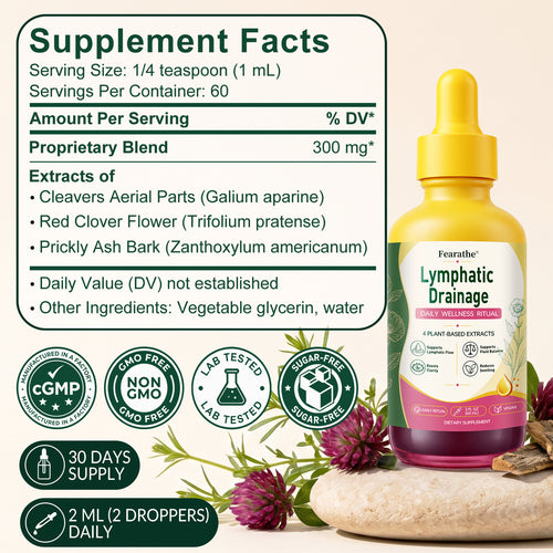 Lymphatic Drainage Drops – Daily Wellness | Fearathe